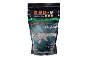 GSG-9 Organic Line 6 mm BIO BBs, Weiß 0,25 g, 4.000 Stück