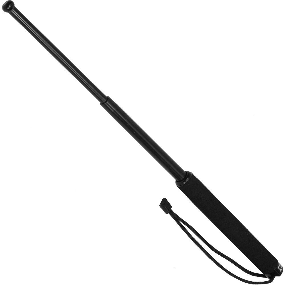 BlackField Teleskop-Schlagstockack mit Moosgummi Griff