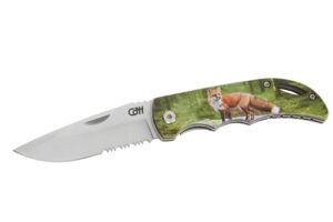 Herbertz CJH Taschenmesser Jagd, Fuchs, Linerlock, Hosenclip