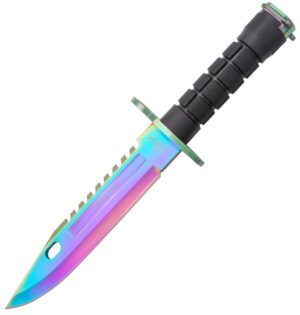 Third Rainbow Commando, feststehendes Messer, Nylonscheide, 32,5cm Gesamtlänge