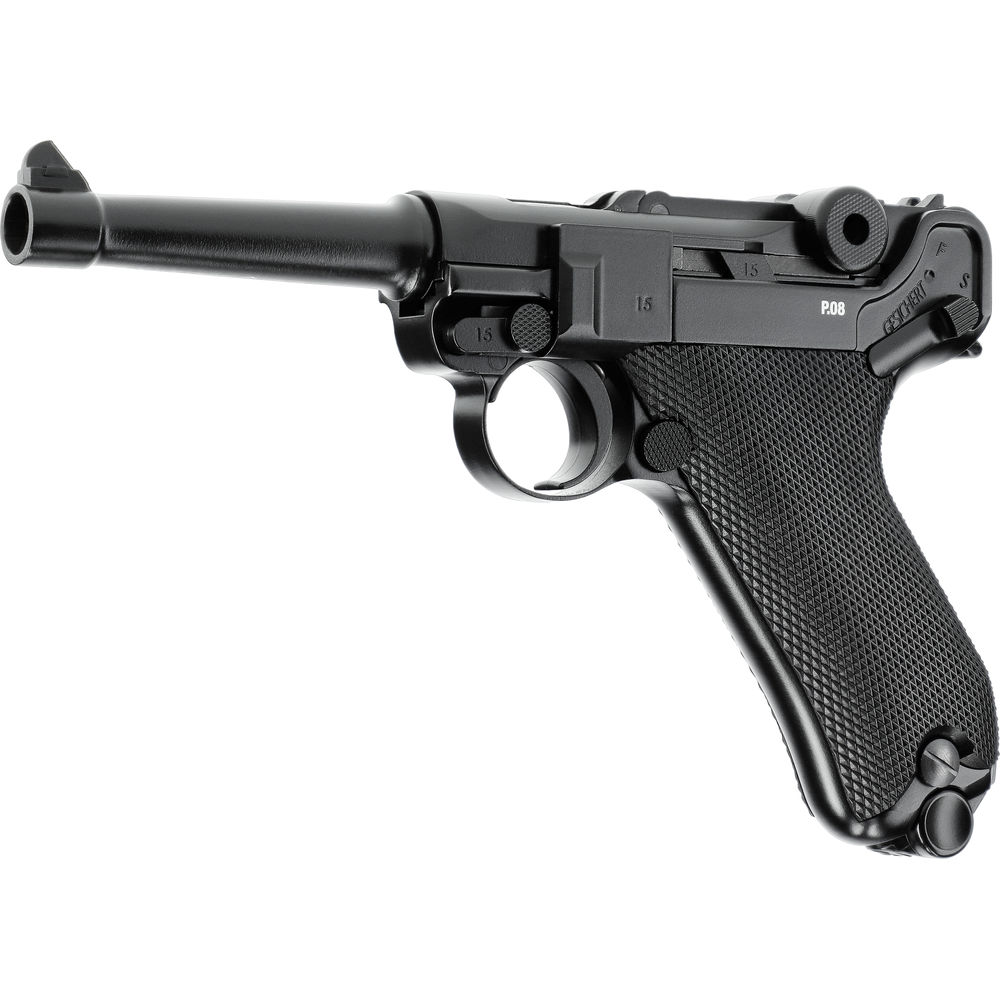 Legends P08, cal. 4,5 mm (.177) BB, CO₂, E<3,0 J, Blowback