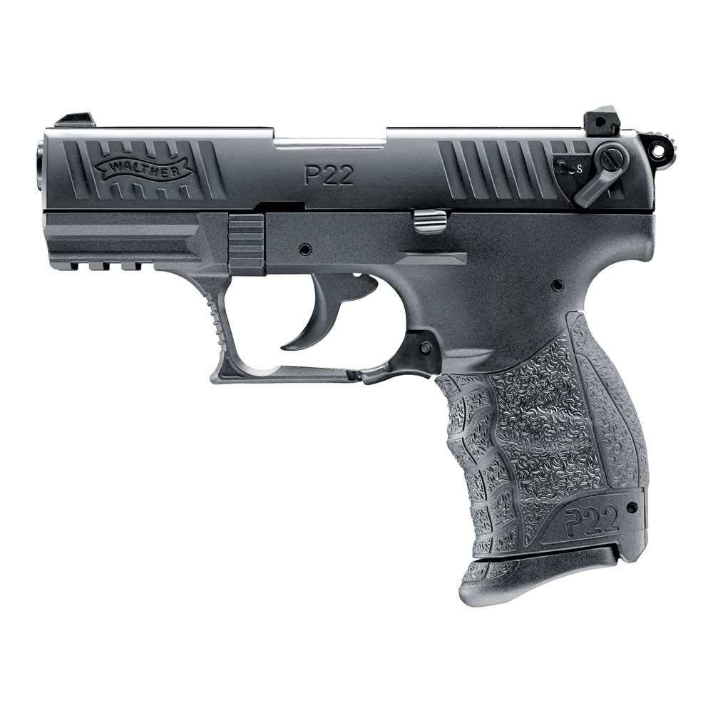 Walther P22Q Schreckschusspistole, Kal. 9mm P.A.K, schwarz