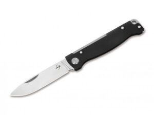 Böker Plus Atlas Black, Taschenmesser mit Edelstahl Griff
