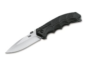Heckler & Koch SFP Tactical Folder Einhandmesser mit gummiertem Griff