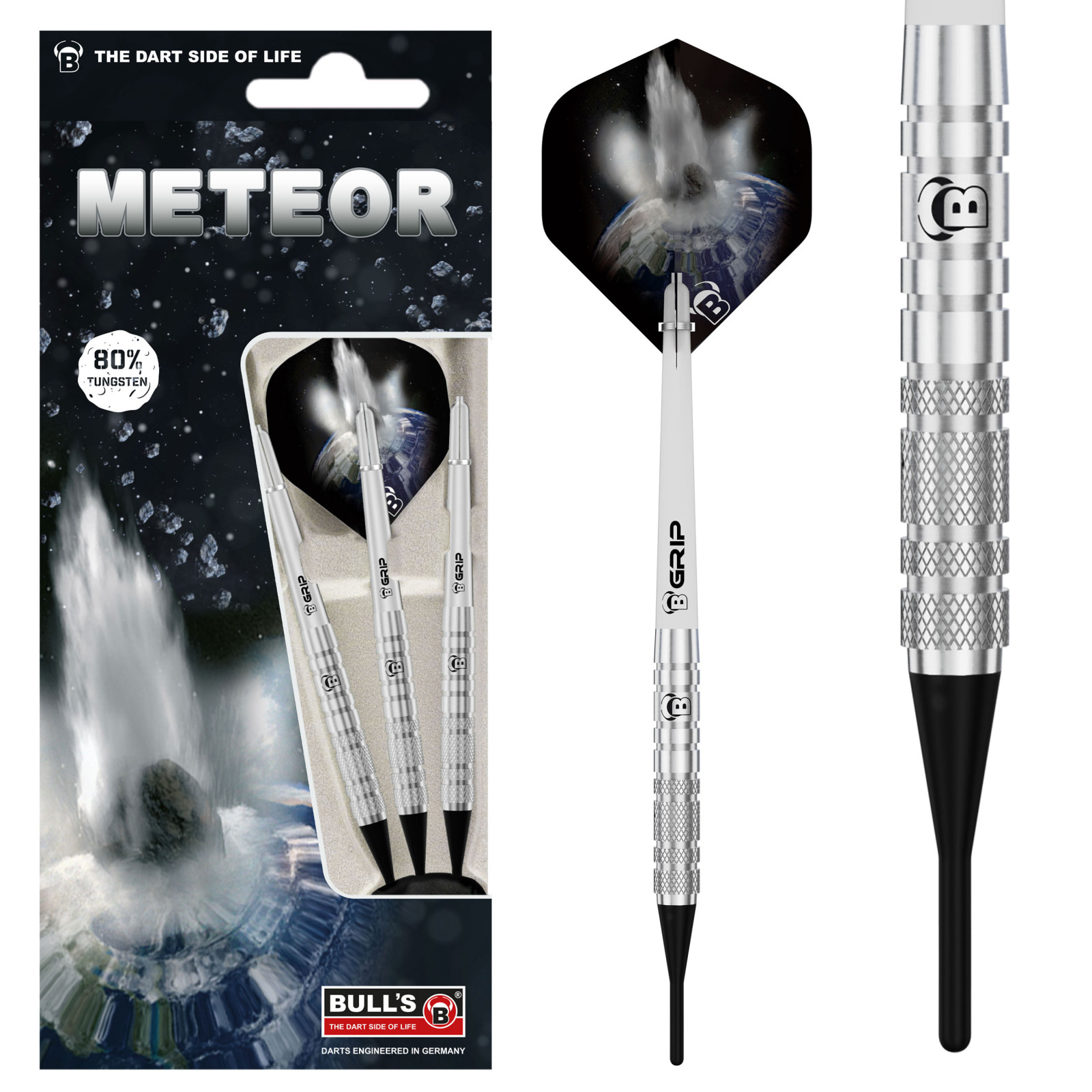 BULL'S Meteor MT1, Soft Dart, 18 g., Tungesten