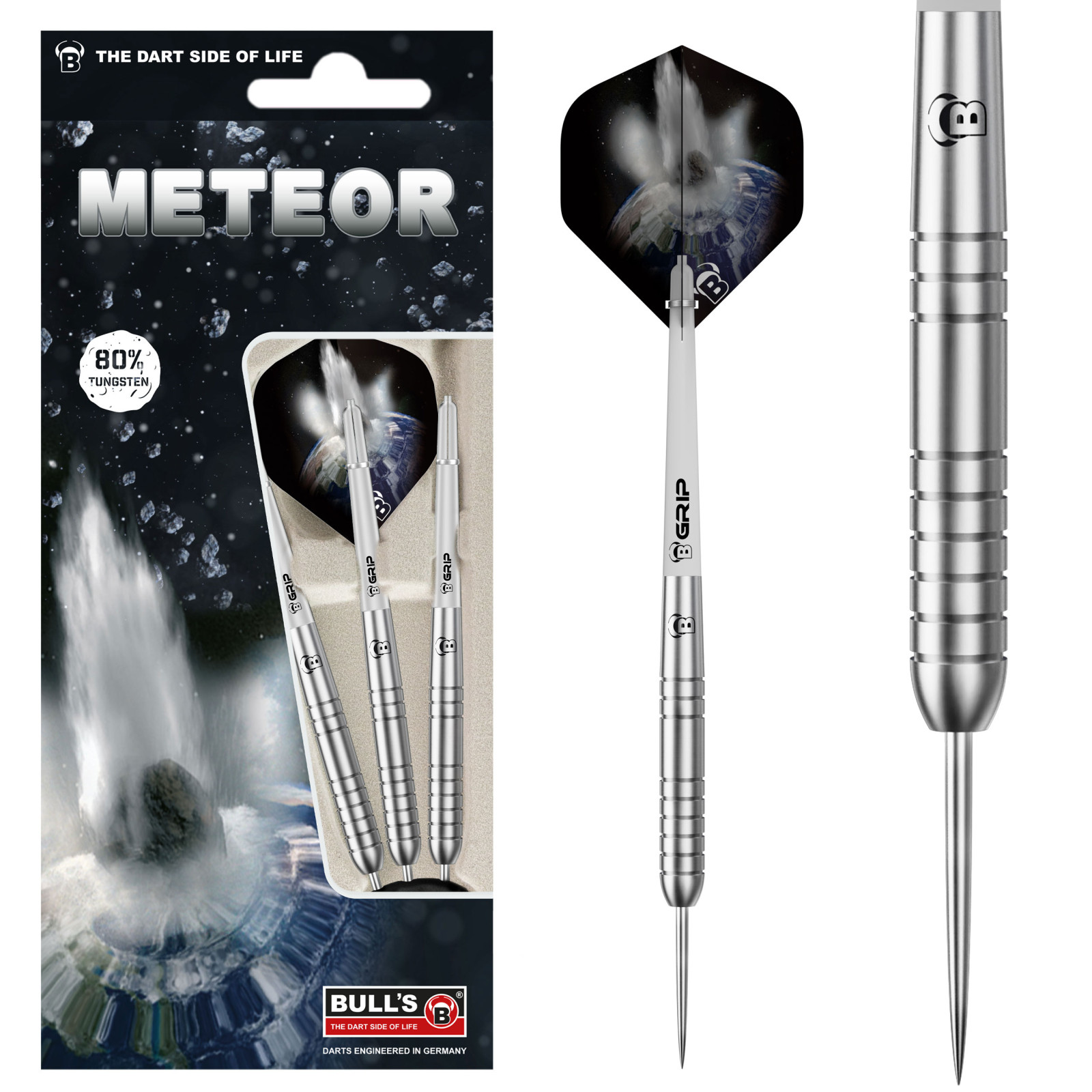 BULL'S Meteor MT7, Steel Dart, 24 g., Tungsten