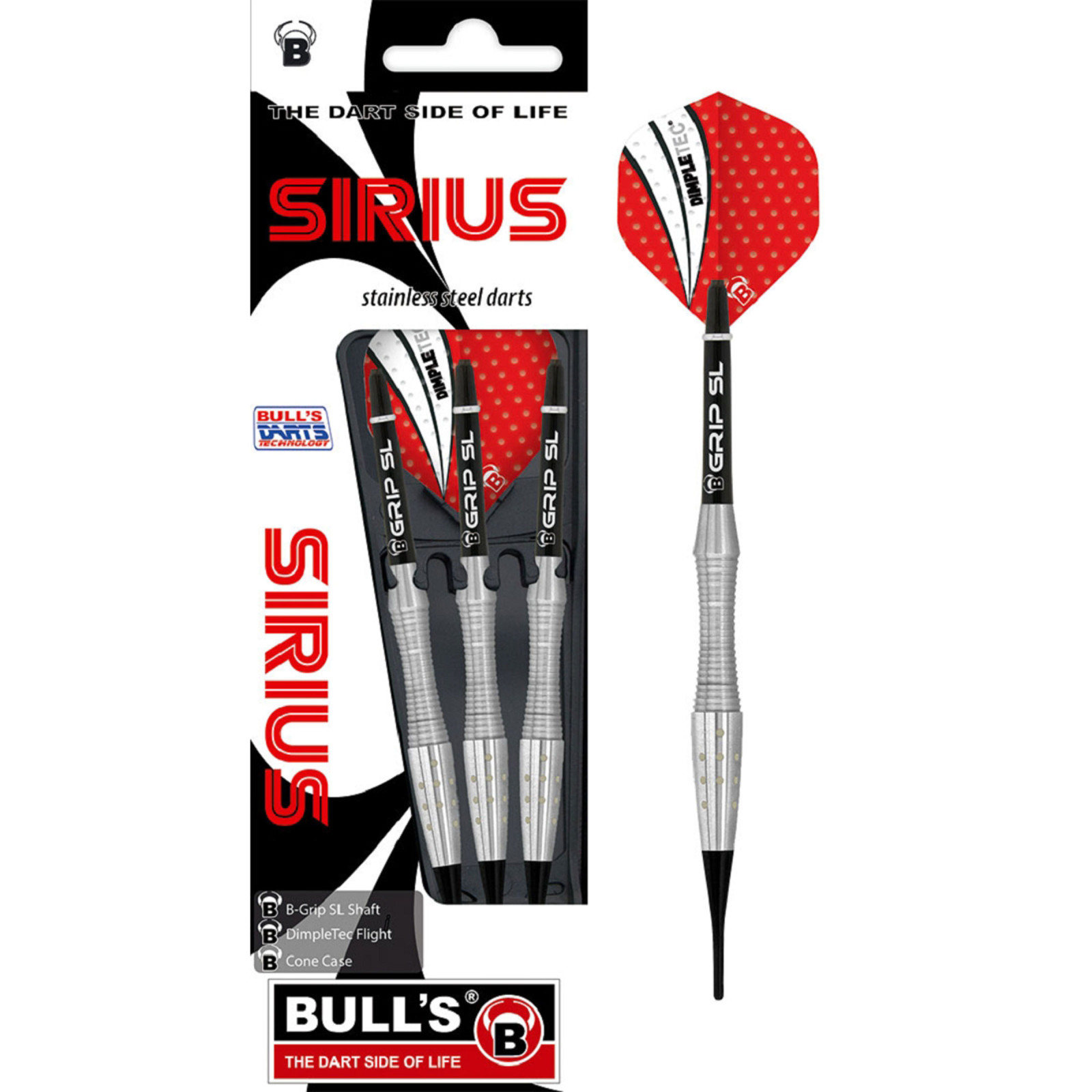 BULL'S Sirius, Soft Dart, 18 g., Edelstahl