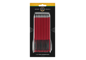 Ek Archery Armbrust Alu Bolzen, Alupfeile für Armbrust VLAD,6,5", 10Stk., Rot