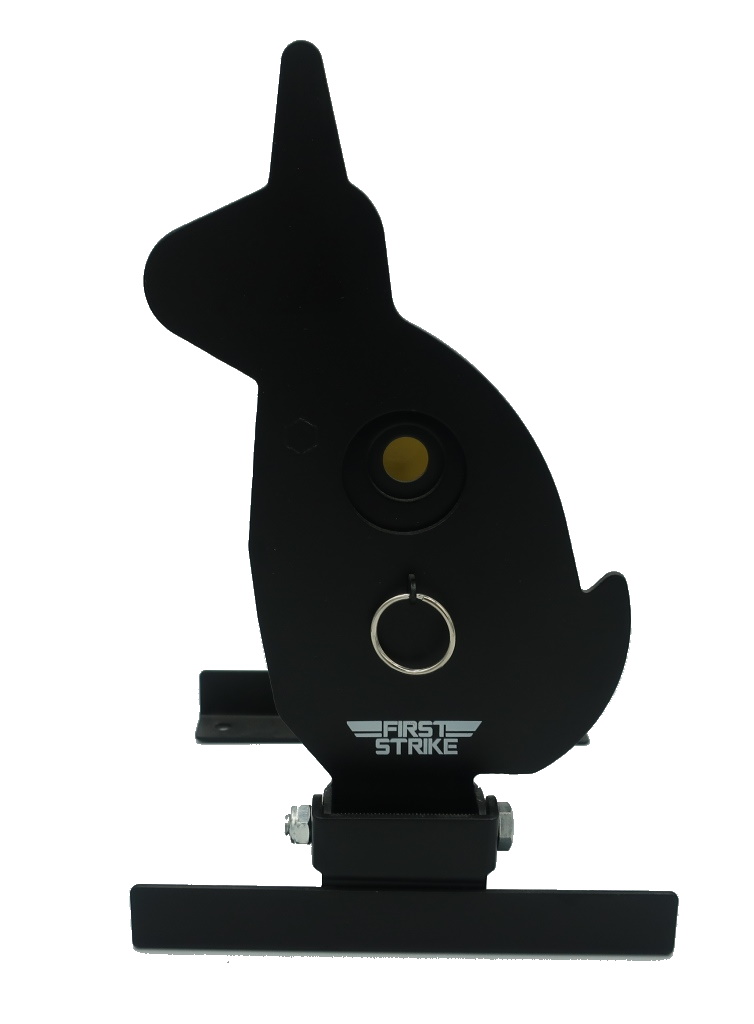 First Strike Silhouette Hase, Metall Klappfallscheibe, Kugelfang – Bild 3