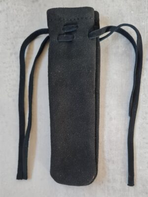 Laguiole Leder Stecketui für 9cm & 10cm Taschenmesser, schwarz