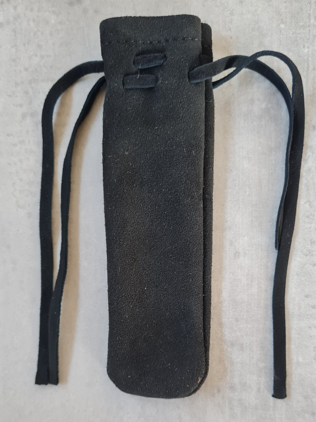Laguiole Leder Stecketui für 9cm & 10cm Taschenmesser, schwarz