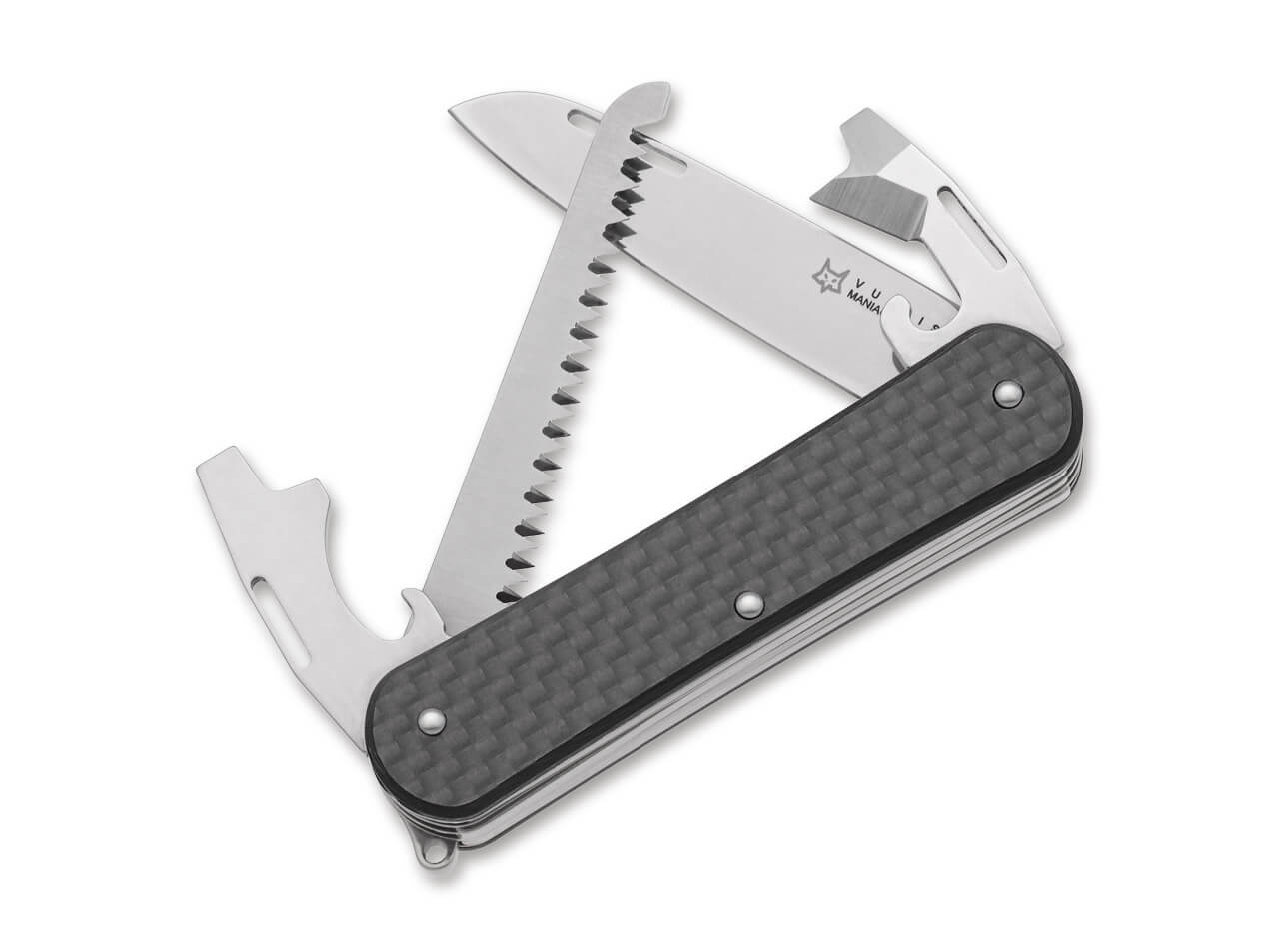 Fox Knives Vulpis 130-S4 CF Multifunktions Taschenmesser