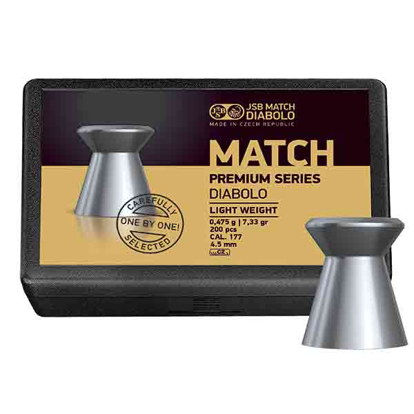 JSB Premium Match Diabolo schwer 0,535g, 4,49 mm, 200 Stk., .177