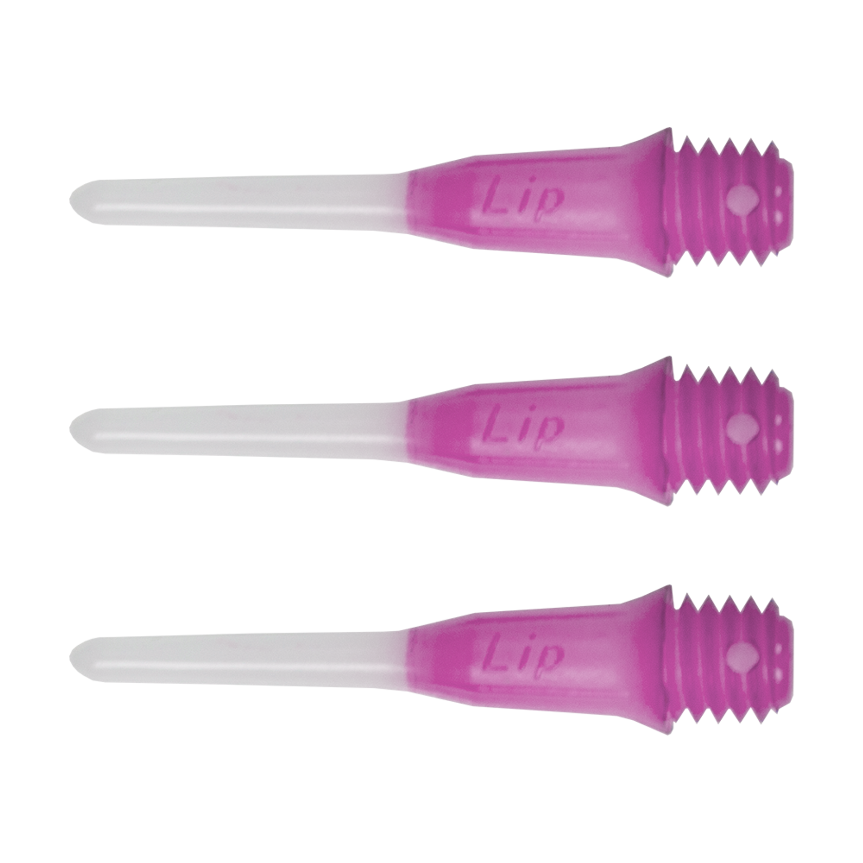L-Style Two Tone Short Lippoints (30er Pack) -Spitzen, Weiß/Pink