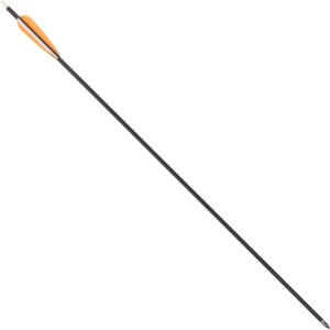 Man Kung Carbonpfeil 30", Schraubspitze, 4" Gummifedern, Schwarz