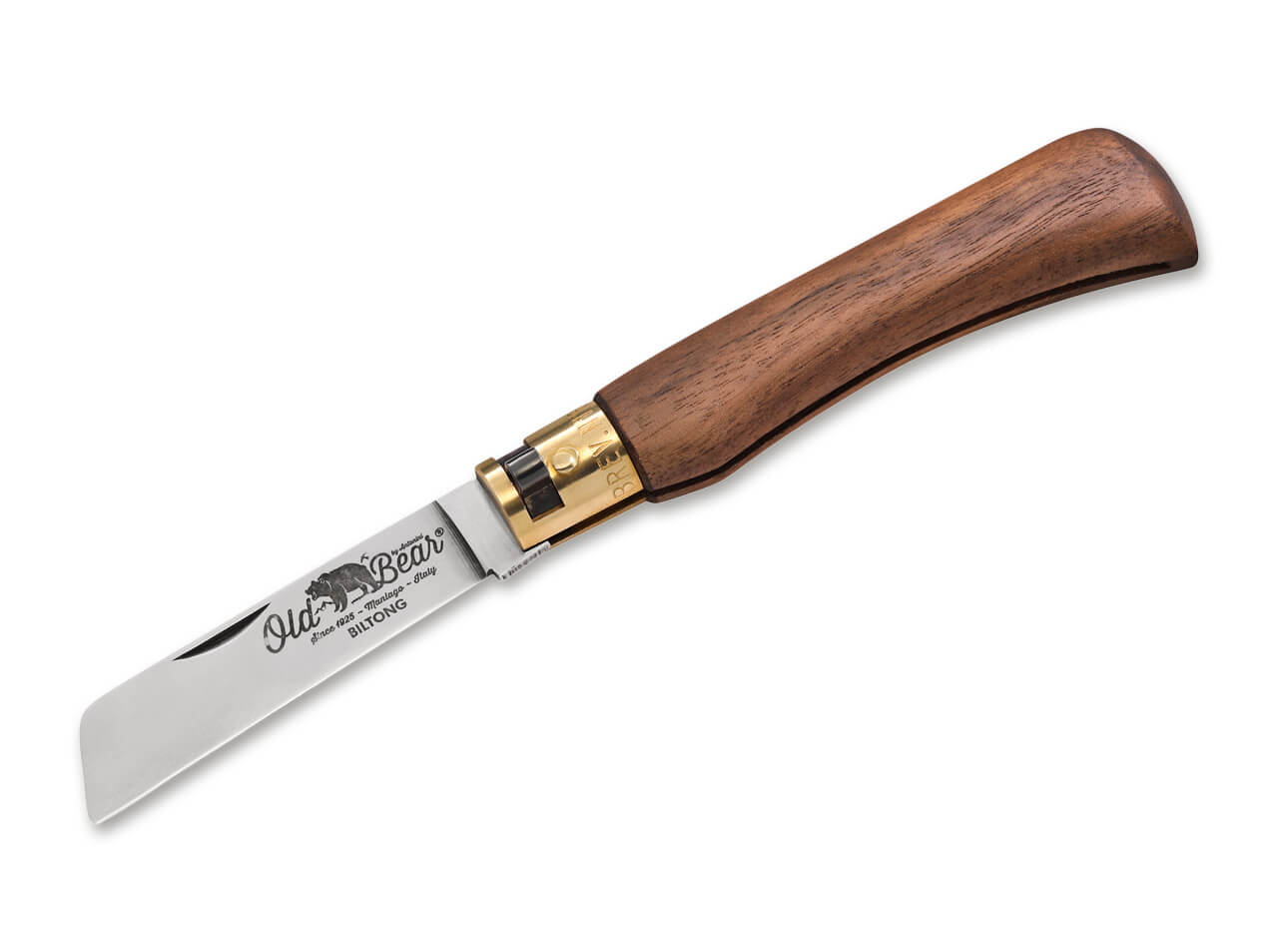 Old Bear Utility Biltong Walnuss Taschenmesser