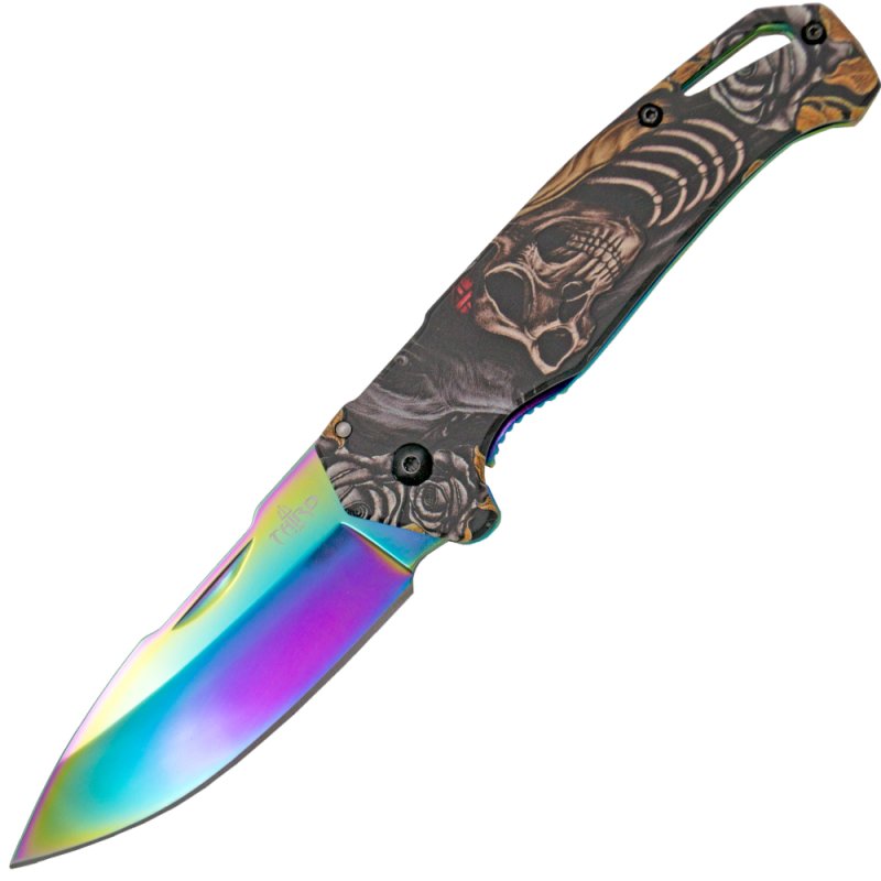 Third Rainbow Demon Taschenmesser, Nagelhau, Hosenclip