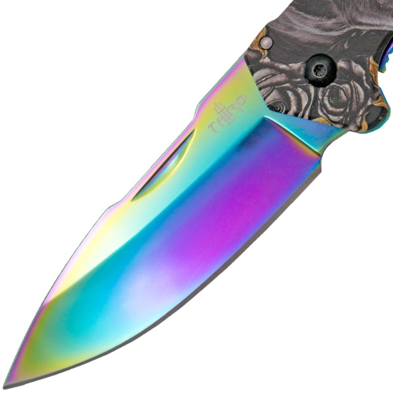 Third Rainbow Demon Taschenmesser, Nagelhau, Hosenclip – Bild 3