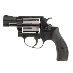 WEIHRAUCH HW 37 Schreckschussrevolver, 9mm R.K, schwarz, Gummigriffschalen