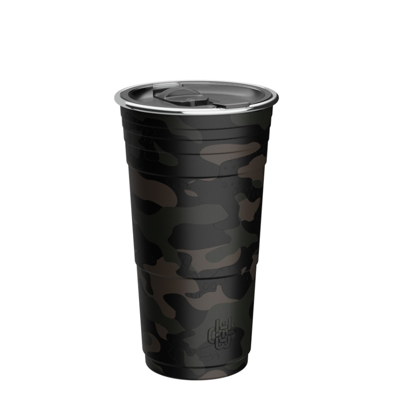Wyld Gear WYLD CUP 24 OZ (709 ml), Trinkbecher, 18/8 Edelstahl, shadow moss