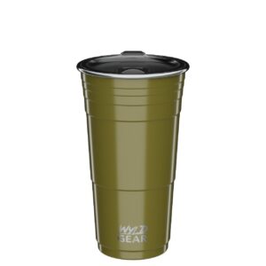 Wyld Gear WYLD CUP 24OZ (709ml), Trinkbecher, 18/8 Edelstahl, OD Green