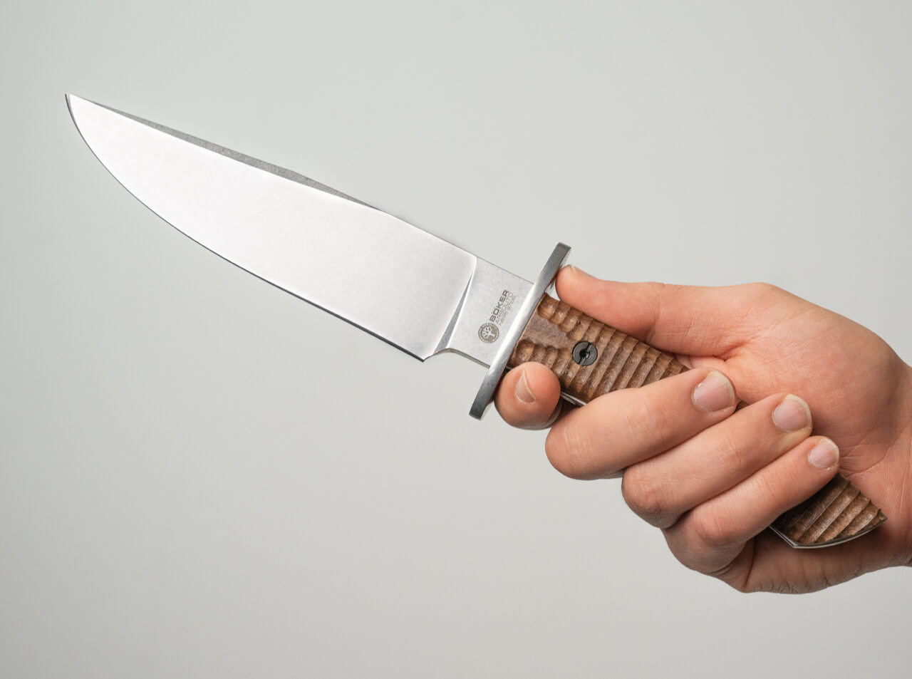Böker Arbolito Esculta Ebenholz feststehendes Messer mit Scheide – Bild 3