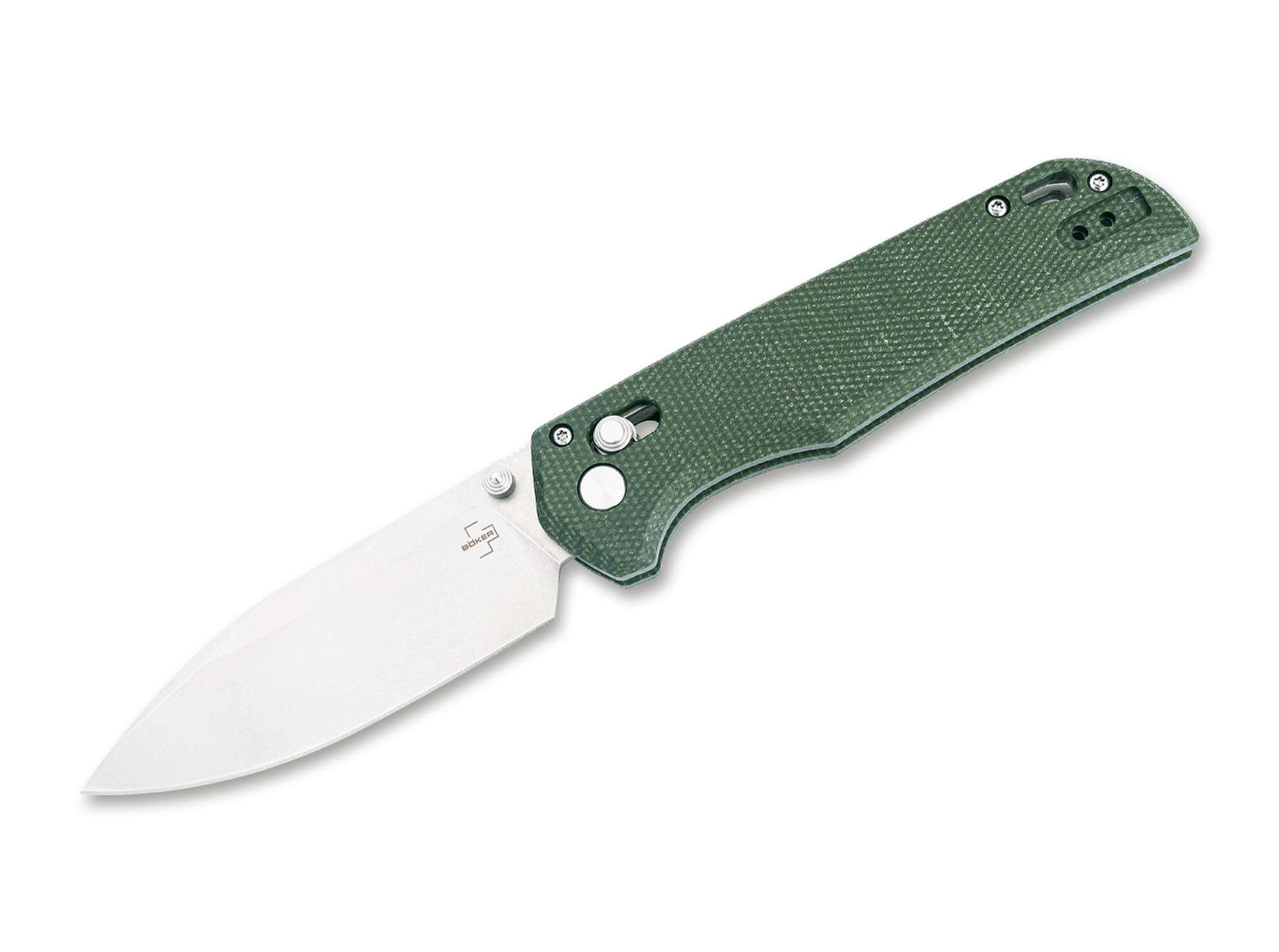 Böker Plus Modern Exskelibur, Einhandmesser, Hosenclip, Micarta
