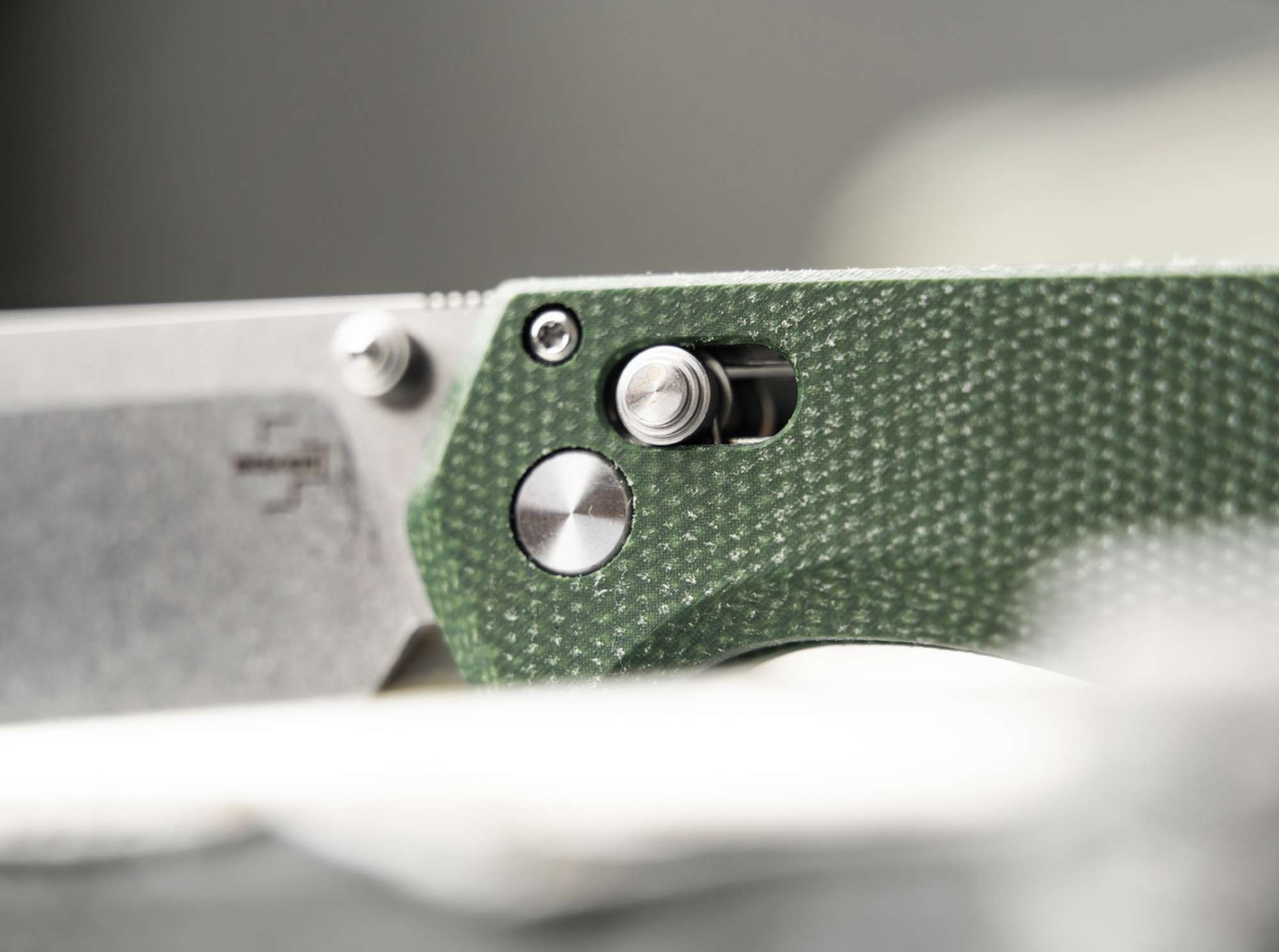Böker Plus Modern Exskelibur, Einhandmesser, Hosenclip, Micarta – Bild 3