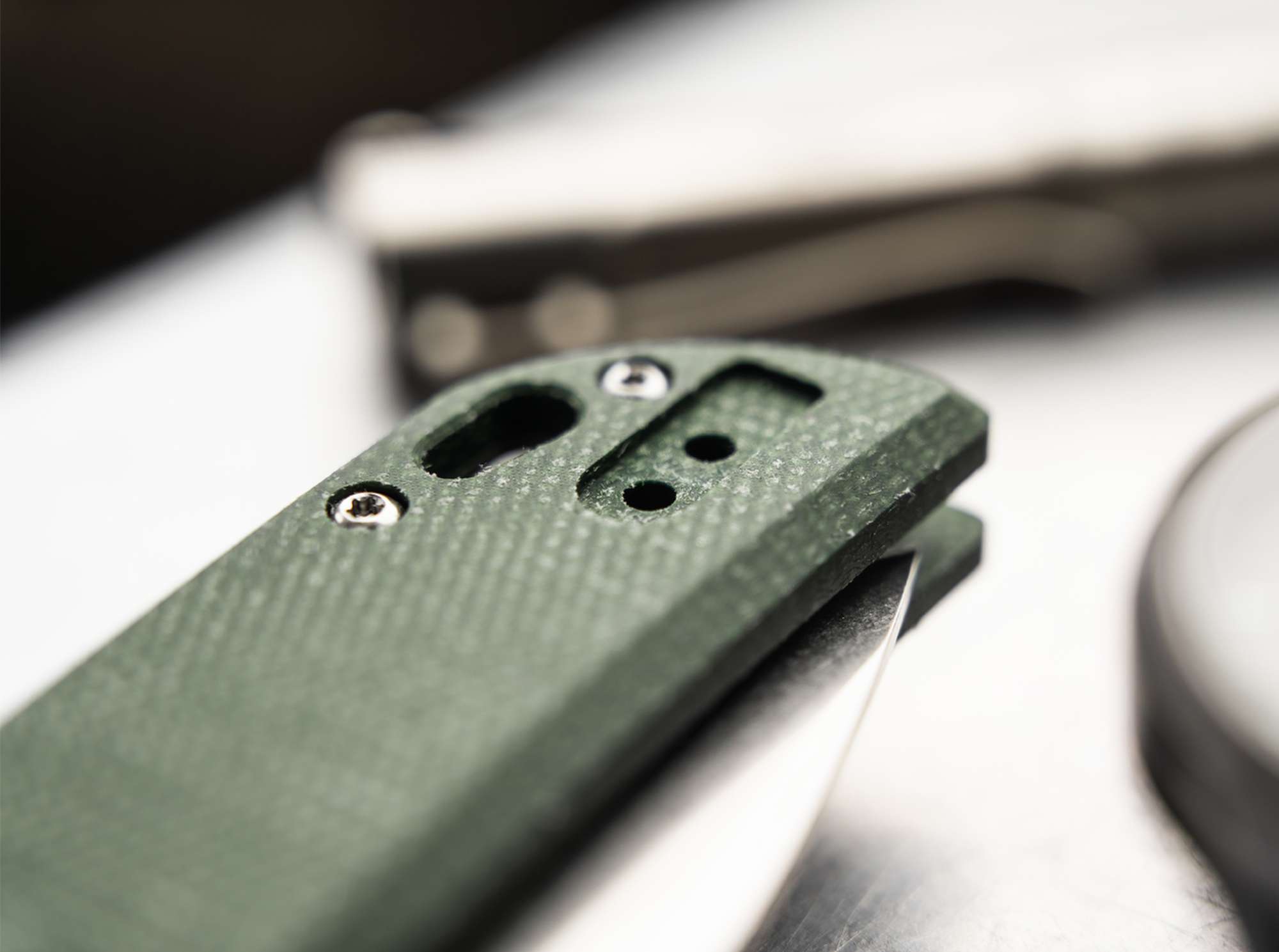 Böker Plus Modern Exskelibur, Einhandmesser, Hosenclip, Micarta – Bild 4