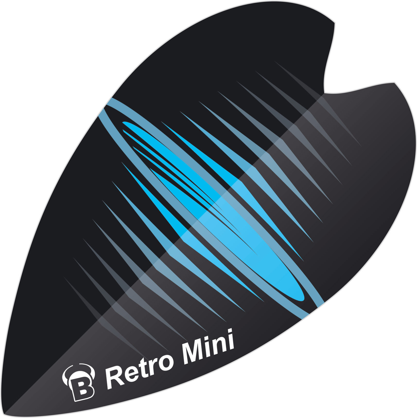 BULL'S Retro Mini Flights, 3 Stück, 100 Micron, Nylon