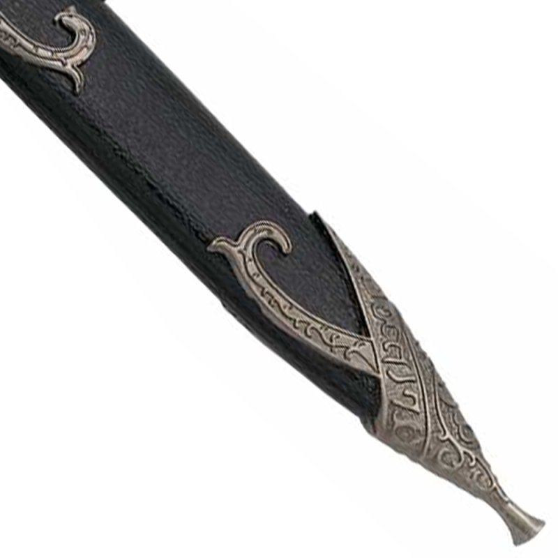 Amont Dekorationsdolch mit Scheide, Stich Frodo, 28cm, Schwarz silber – Bild 7