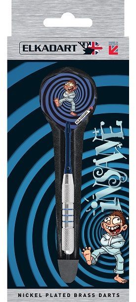 ELKADART Insane, Steel Dart, 24 Gramm, Messing verchromt