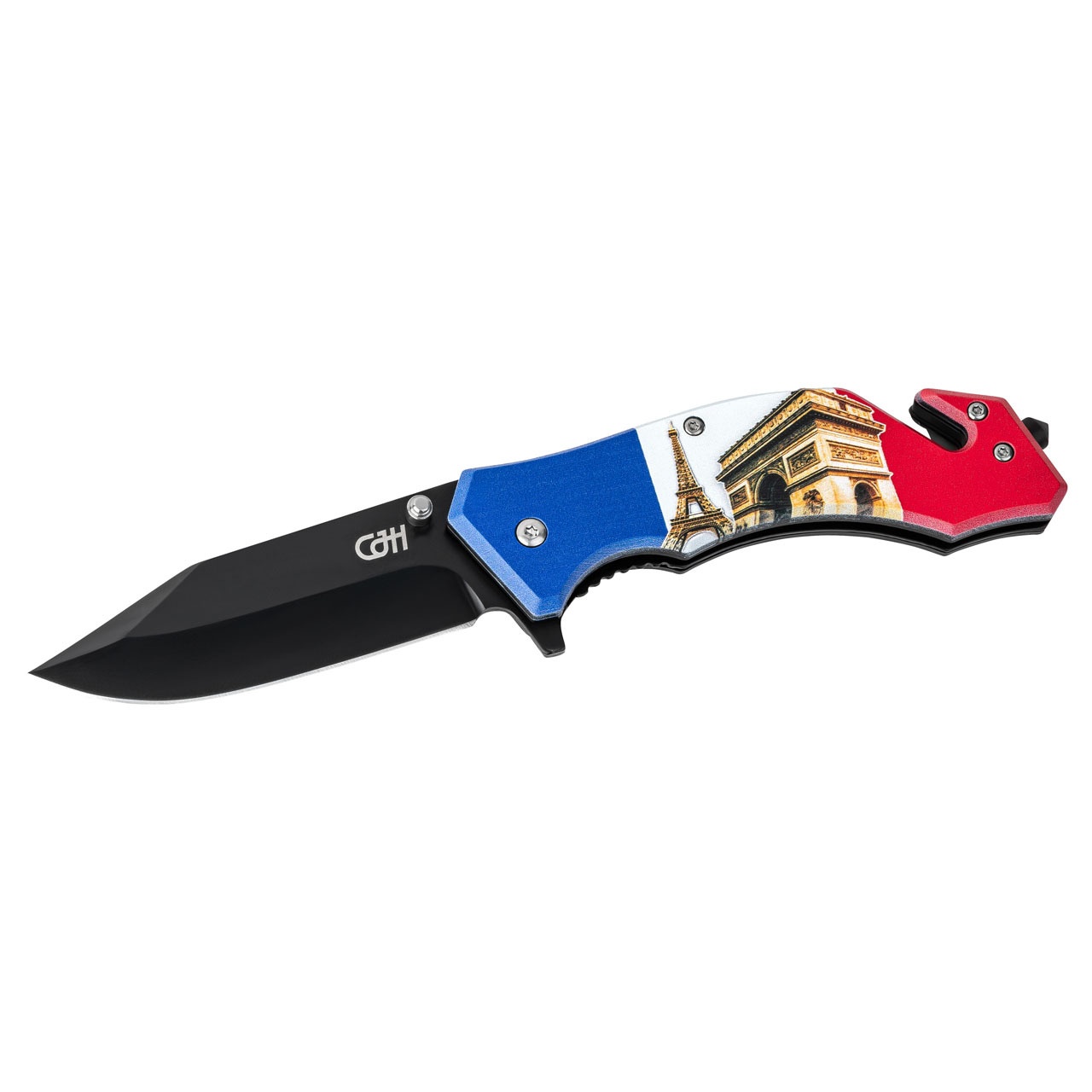 Herbertz CJH Rettungsmesser, Frankreich / Paris, Einhandöffnung