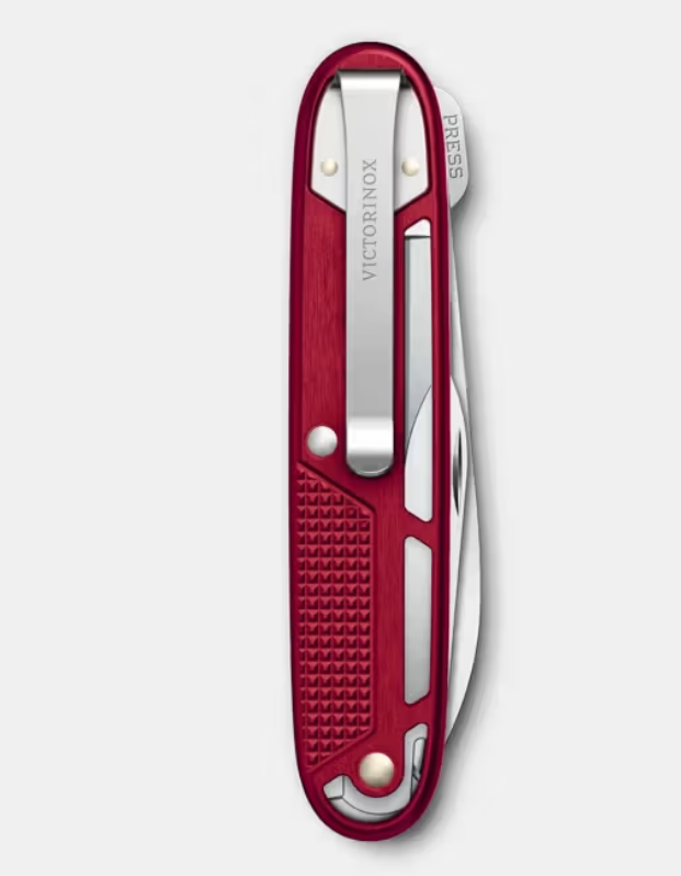 Victorinox Taschenmesser SynergyX Alox mit Clip, 10 Funktionen, rot – Bild 3